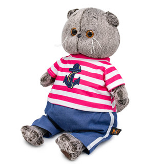 Басик в полосатой футболке с якорем, 19 см, Budi Basa 2