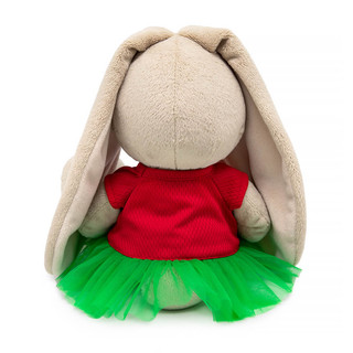 Зайка Ми в комбинированном платье с земляничкой, 18 см, Budi Basa 3