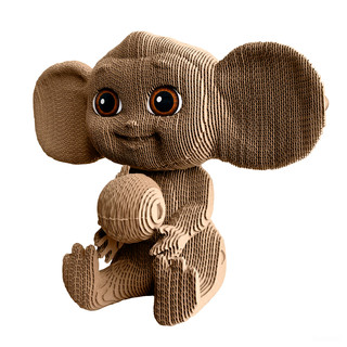 Конструктор 3D картонный 'Чебурашка', QBRIX, артикул 20048 2