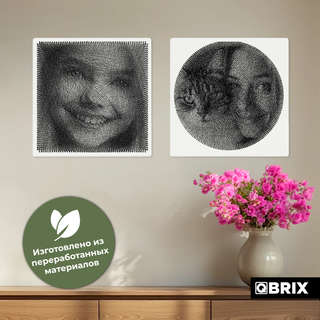 Картина QBRIX нитью по фото 10