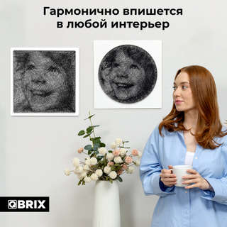 Картина QBRIX нитью по фото 11