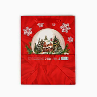 Пакет подарочный ламинированный «Новогодний шар», 18х23х10 см 3