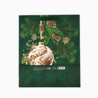 Пакет подарочный ламинированный «С Новым годом», ёлочные игрушки, 26х30х9 см 3