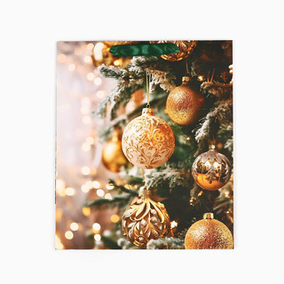 Пакет подарочный ламинированный «Ёлочные игрушки», 23х27х11.5 см 2