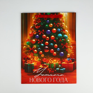 Пакет подарочный ламинированный «Уютный Новый год», ёлка, 31х40х11.5 см 2