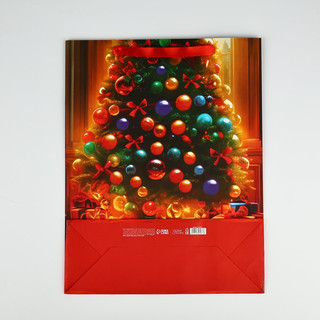 Пакет подарочный ламинированный «Уютный Новый год», ёлка, 31х40х11.5 см 3