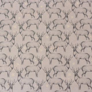 Бумага упаковочная глянцевая двусторонняя «Олени», 70 х 100 см 3