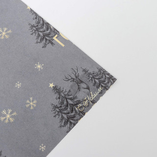 Бумага упаковочная глянцевая двусторонняя «Олени», 70 х 100 см 4