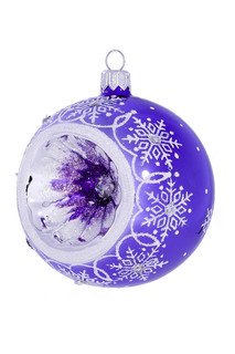 Шар-фонарик 'Прелесть', стекло, 8.5 см, артикул С 2250, в асс...