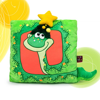 Игрушка-подушка Змея Шин, Символ года 2025, 30x30 см, BudiBasa 3