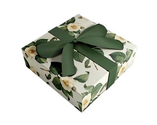 Бумага упаковочная Be Smart Flora, 70х100 см, белый 2