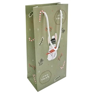 Пакет новогодний под бутылку Be Smart Rabbit, 15х32 см