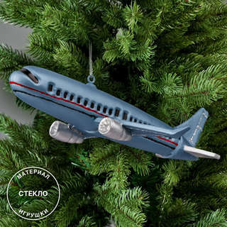 Елочная игрушка 'Лайнер' 16 см, стекло, ErichKrause Decor 3