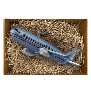 Елочная игрушка 'Лайнер' 16 см, стекло, ErichKrause Decor 4