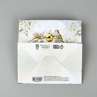 Пакет подарочный ламинированный 'С Новым годом', 14х14х9 см 5