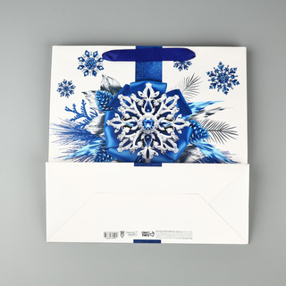 Пакет подарочный ламинированный 'С Новым годом', 30х30х12 см 5