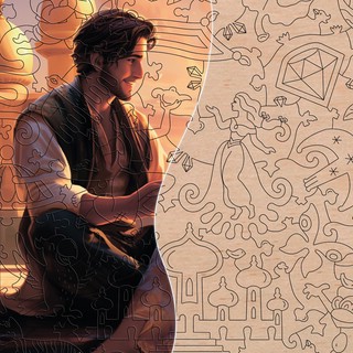 Пазлы 'Волшебная лампа' деревянные, 120 деталей, DaVICI 2