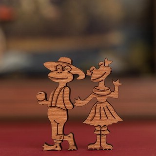 Пазл диорама 'Марк Твен' деревянные, 234 детали, DaVICI 12