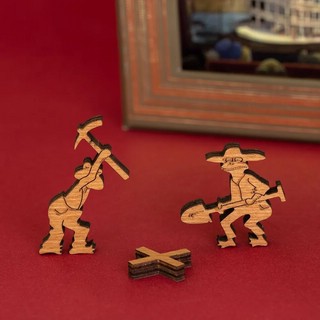 Пазл диорама 'Марк Твен' деревянные, 234 детали, DaVICI 9