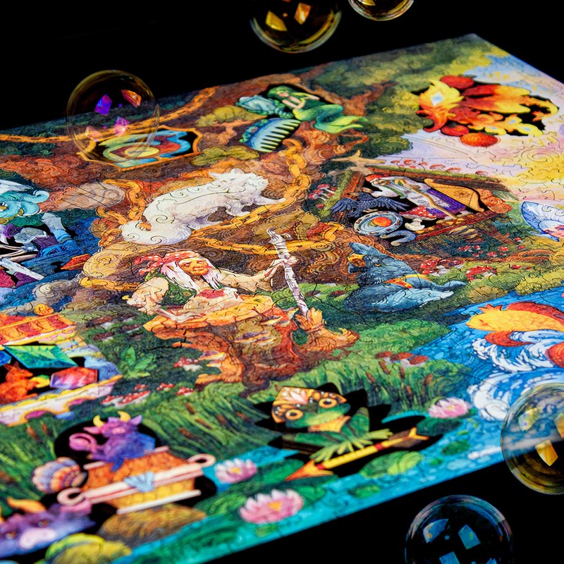 Пазлы 'Загадки Пушкина' деревянные, 360 деталей, DaVICI