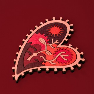 Пазлы 'Нейропазл, Сердце. Движение жизни' деревянные, 145 деталей, DaVICI 14