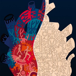 Пазлы 'Нейропазл, Сердце. Движение жизни' деревянные, 145 деталей, DaVICI 8