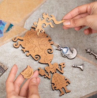 Пазлы 'Она опять все перепутала' деревянные, 153 детали, DaVICI 12