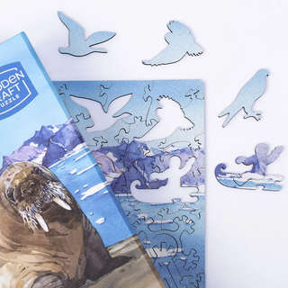 Деревянный пазл 'Атлантический морж', 150 деталей, Treearti 8