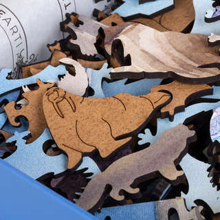 Деревянный пазл 'Атлантический морж', 150 деталей, Treearti 7