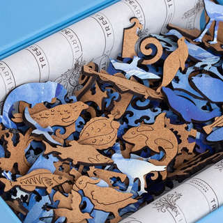 Деревянный пазл 'Гренландский кит', 150 деталей, Treearti 8