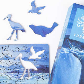 Деревянный пазл 'Гренландский кит', 150 деталей, Treearti 9