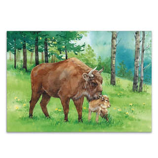 Деревянный пазл 'Зубр', 150 деталей, Treearti 2