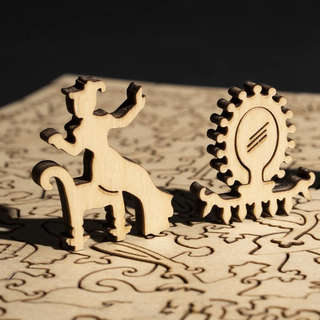 Деревянные пазлы Davici 'Портрет актрисы Жанны Самари' 9