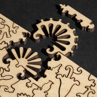 Деревянные пазлы Davici 'Портрет актрисы Жанны Самари' 11