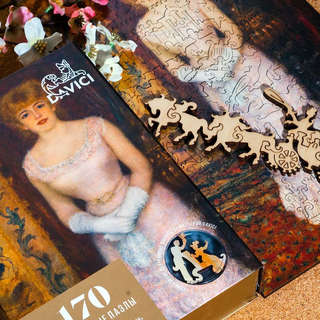 Деревянные пазлы Davici 'Портрет актрисы Жанны Самари' 6