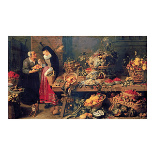 Пазлы 'Фруктовая лавка' Франс Снейдерс, деревянный, 400 детал...