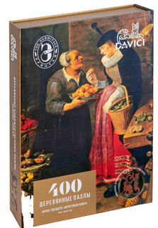 Пазлы 'Фруктовая лавка' Франс Снейдерс, деревянный, 400 деталей, DaVICI 2