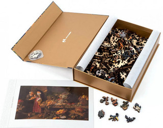 Пазлы 'Фруктовая лавка' Франс Снейдерс, деревянный, 400 деталей, DaVICI 3