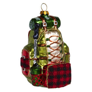 Елочное украшение 'Рюкзак путешественника' 9.5 см, стекло, Ho...