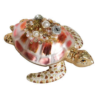 Елочное украшение 'Морская черепашка' 12 см, стекло, Holiday ...