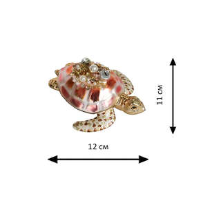 Елочное украшение 'Морская черепашка' 12 см, стекло, Holiday Classics 2