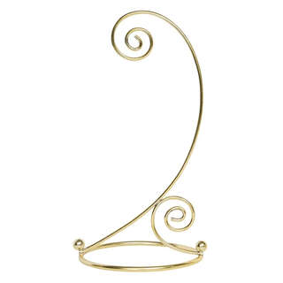 Подставка для новогодних украшений, металл, 20 см, золотистая...