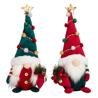 Гном в колпаке 'Елочка' 31 см, текстиль, в ассортименте, Holi...