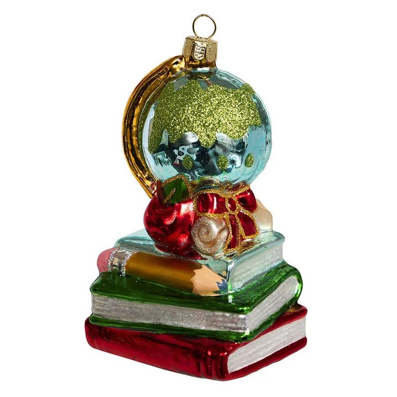 Елочное украшение 'Старинный глобус' 12 см, стекло, Holiday Classics