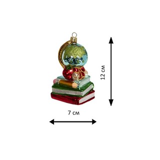 Елочное украшение 'Старинный глобус' 12 см, стекло, Holiday Classics 2