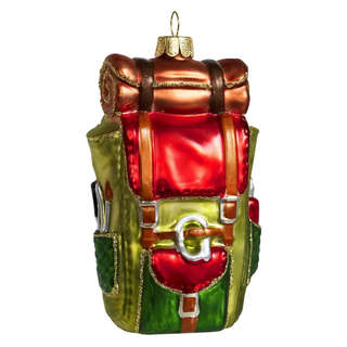 Елочное украшение 'Рюкзак походный' 10 см, стекло, Holiday Cl...