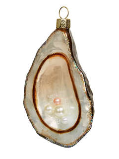 Елочное украшение 'Устрица морская' 9.5 см, стекло, Holiday C...