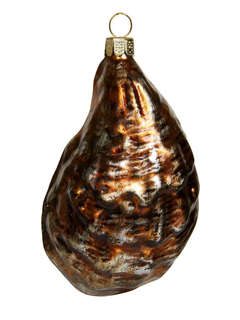 Елочное украшение 'Устрица морская' 9.5 см, стекло, Holiday Classics 2