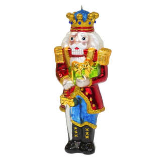 Принц-щелкунчик (стекло) 6х4.5х15 см, Holiday Classics, в асс...