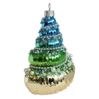 Елочное украшение 'Изумрудная ракушка' Holiday Classics 2